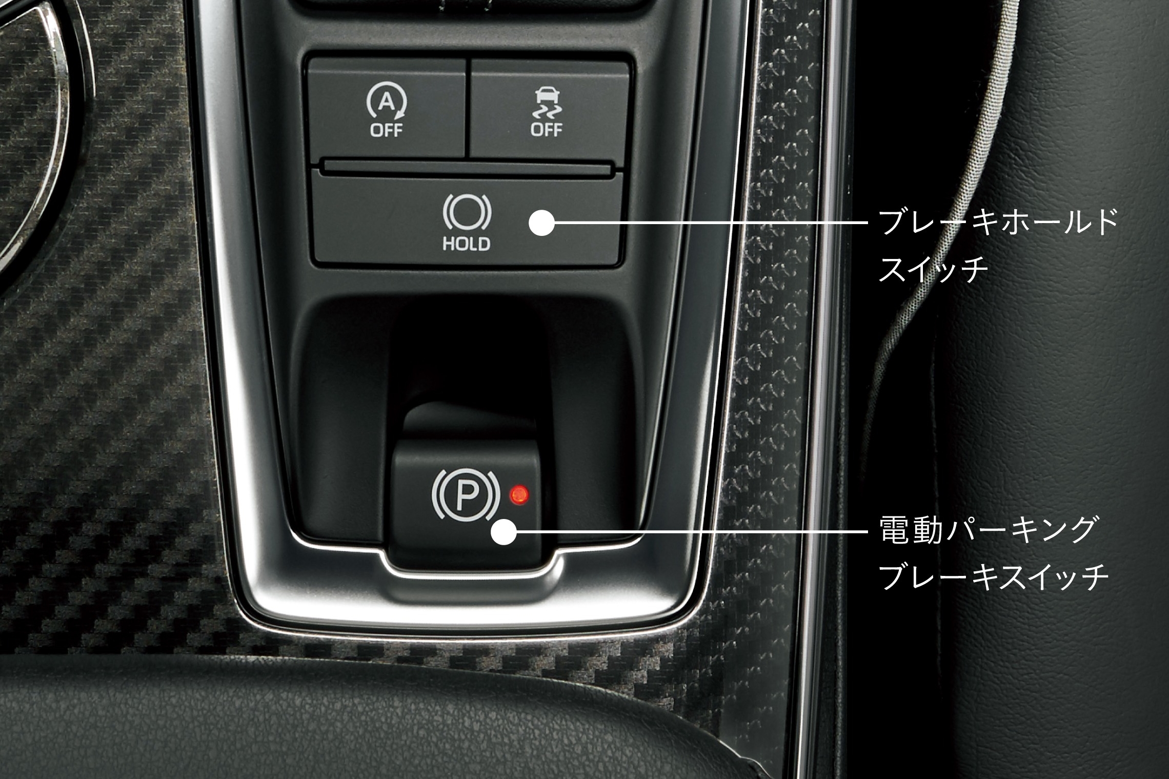 電動パーキングブレーキ&ブレーキホールド