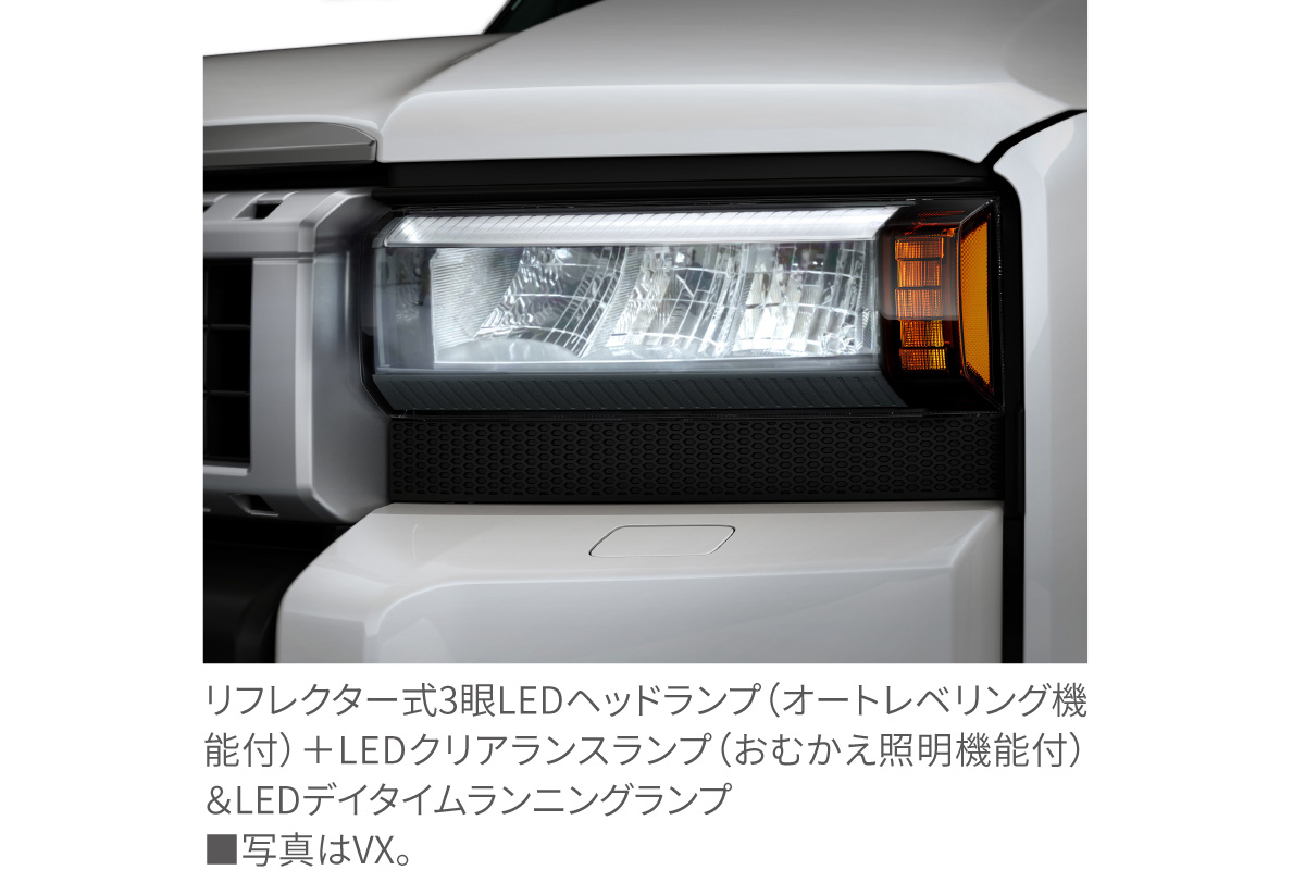 ランドクルーザー250 純正角目ヘッドライト LED トヨタ　ランクル ランドクルーザー“250” | 特長 | 群馬トヨタ | 群馬トヨタグループ