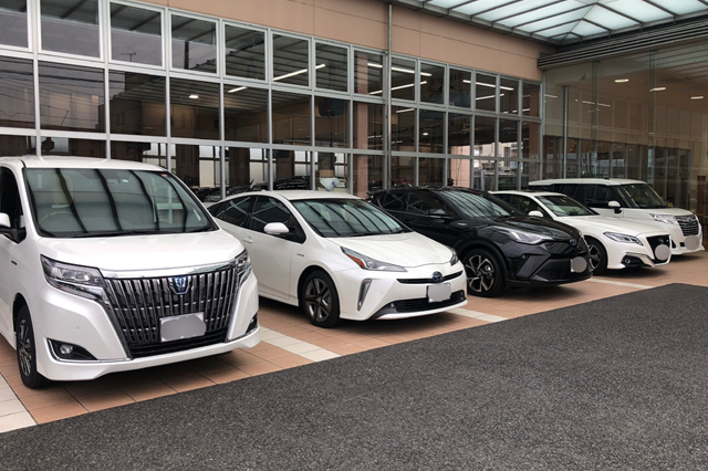 試乗車コーナー