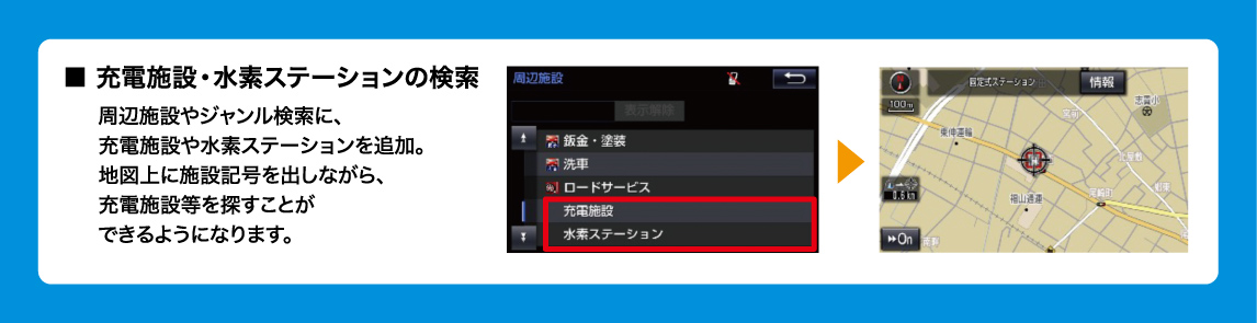 25年秋版ナビ地図更新 充電・水素
