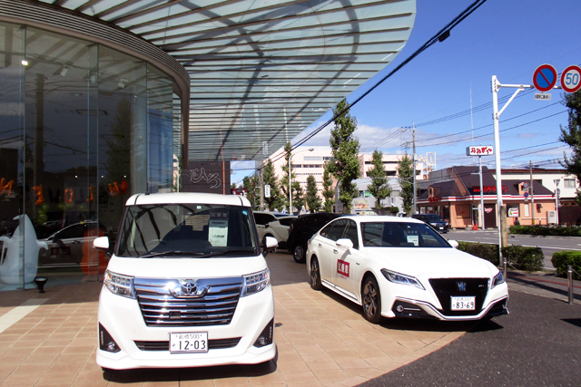 試乗車コーナー