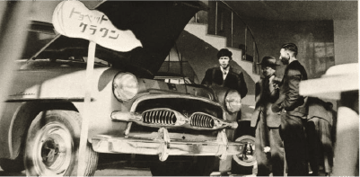 初代トヨペット・クラウン乗車発表会（1955年）